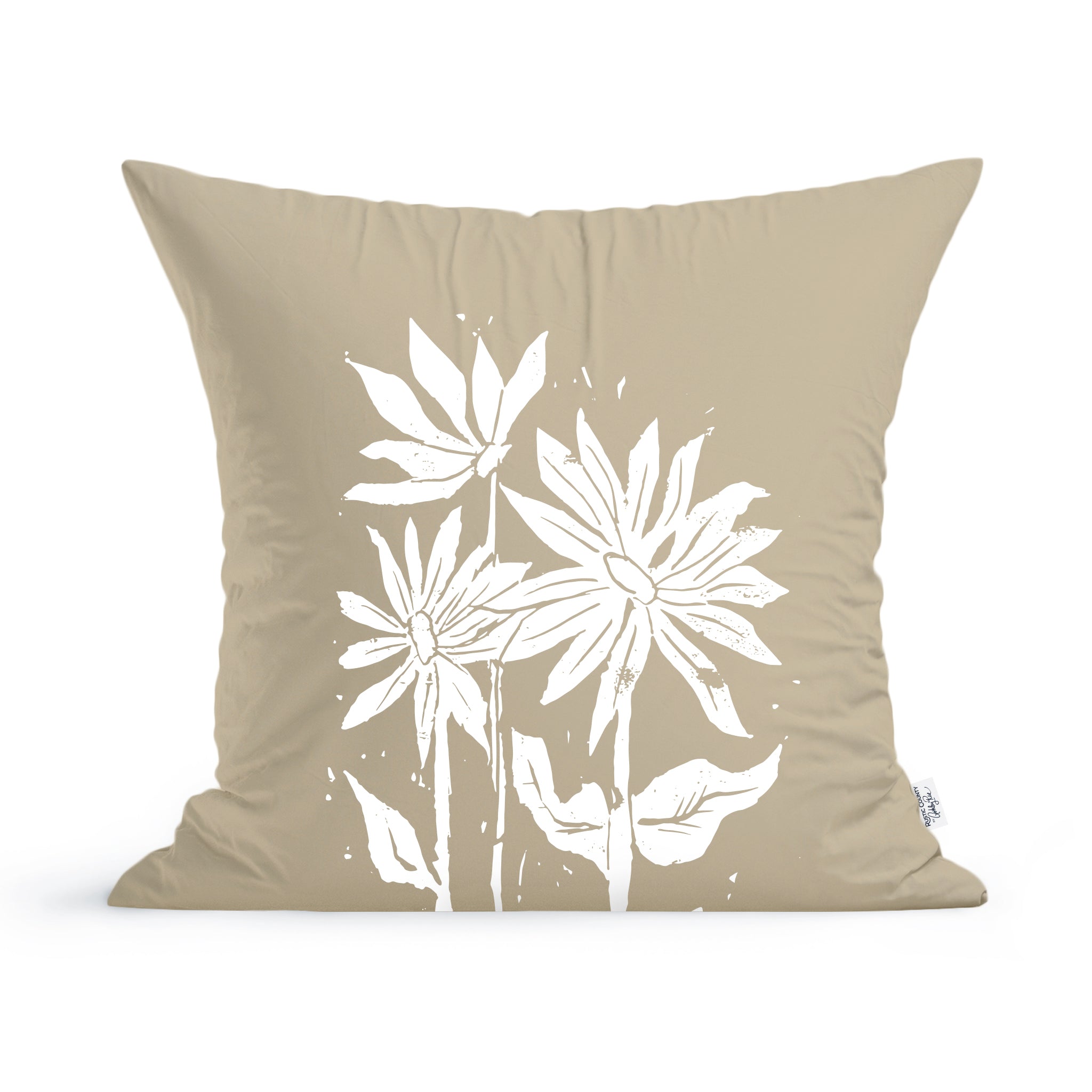 Sunflower throw shops pillow